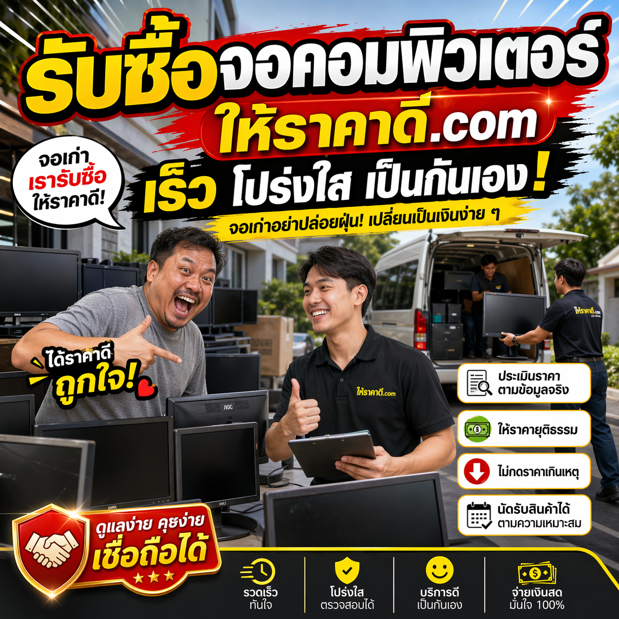 4 วิธีเตรียมจอคอมพิวเตอร์ก่อนขายให้ได้ราคาดี ติดต่อ LINE @buyit